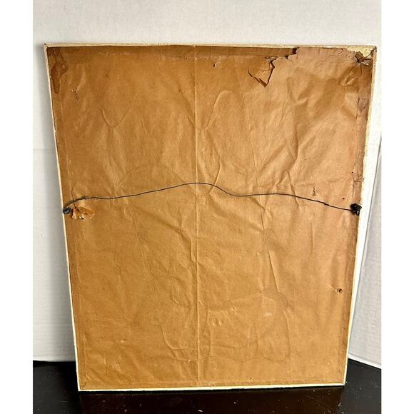 Cross Stitch 1940s Vintage Christian  Prayer for Children Antique Glass Framed - Picture 8 of 10